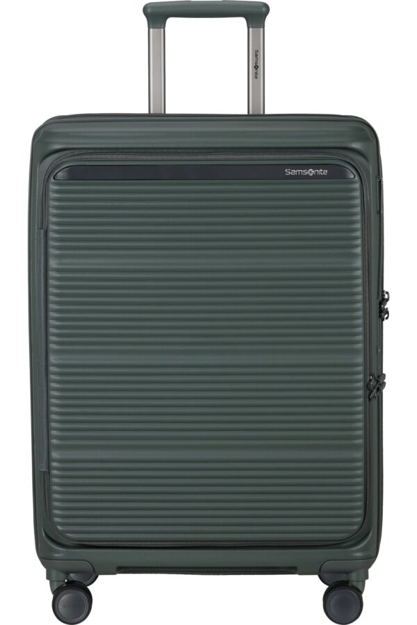 Maleta Spinner PARALUX HS 67 cm Exp Olive