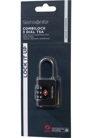 Accesorio de viaje TA REVOLUTION Combilock 3 Dial Tsa Black