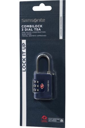 Accesorio de viaje TA REVOLUTION Combilock 3 Dial Tsa Midnight Blue