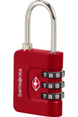 Accesorio de viaje TA REVOLUTION Combilock 3 Dial Tsa Red