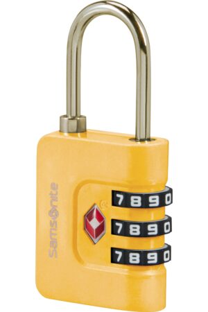 Accesorio de viaje TA REVOLUTION Combilock 3 Dial Tsa Yellow