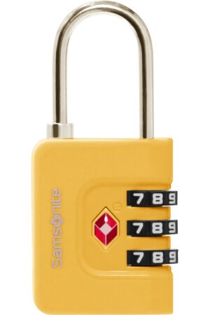 Accesorio de viaje TA REVOLUTION Combilock 3 Dial Tsa Yellow