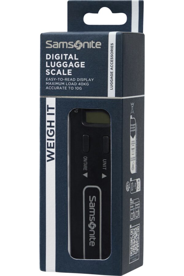 Accesorio de viaje TA REVOLUTION Digital Luggage Scale Black