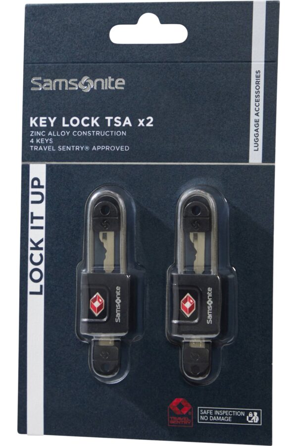 Accesorio de viaje TA REVOLUTION Key Lock TSA x 2 Black