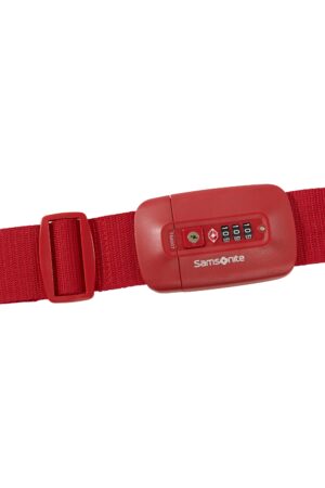 Accesorio de viaje TA REVOLUTION Luggage Strap/TSA lock Red