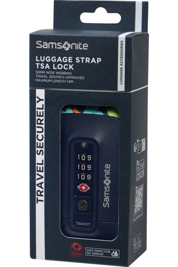 Accesorio de viaje TA REVOLUTION Luggage Strap/TSA lock Colorwave