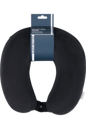 Accesorio de viaje TA REVOLUTION Memory Foam Pillow Black
