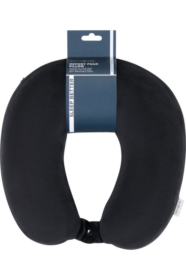 Accesorio de viaje TA REVOLUTION Memory Foam Pillow Black
