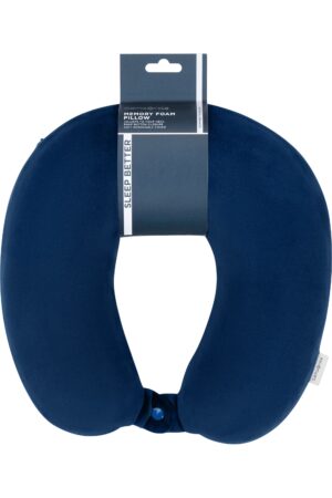 Accesorio de viaje TA REVOLUTION Memory Foam Pillow Midnight Blue