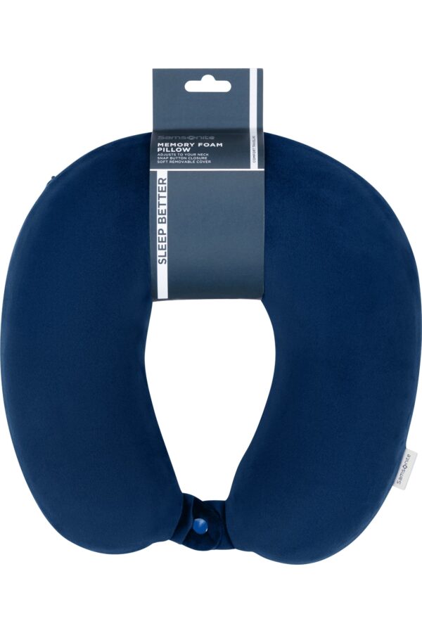 Accesorio de viaje TA REVOLUTION Memory Foam Pillow Midnight Blue