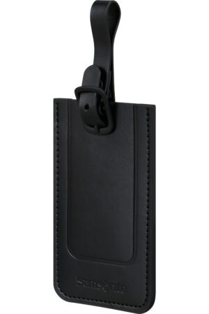 Accesorio de viaje TA REVOLUTION Rectangle Luggage Tag x 2 Black