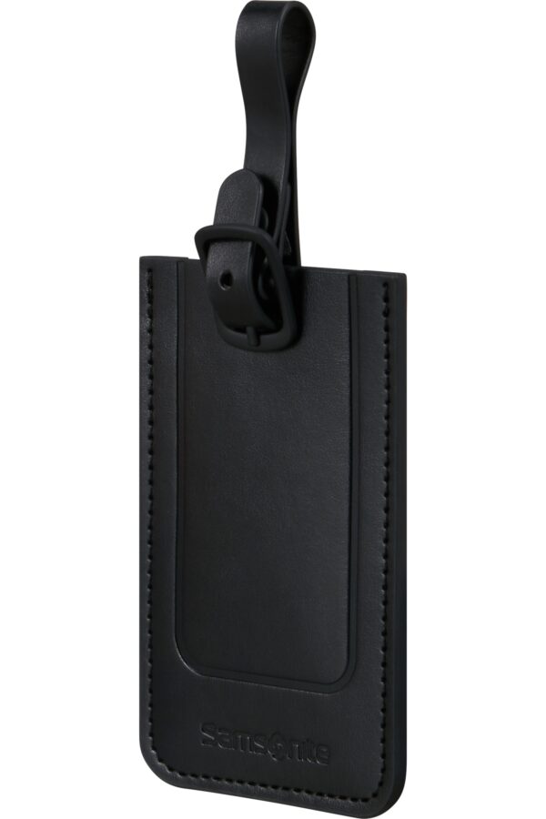 Accesorio de viaje TA REVOLUTION Rectangle Luggage Tag x 2 Black