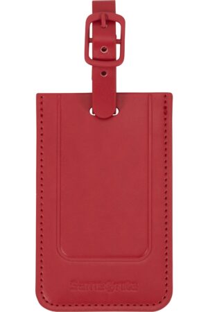 Accesorio de viaje TA REVOLUTION Rectangle Luggage Tag x 2 Red