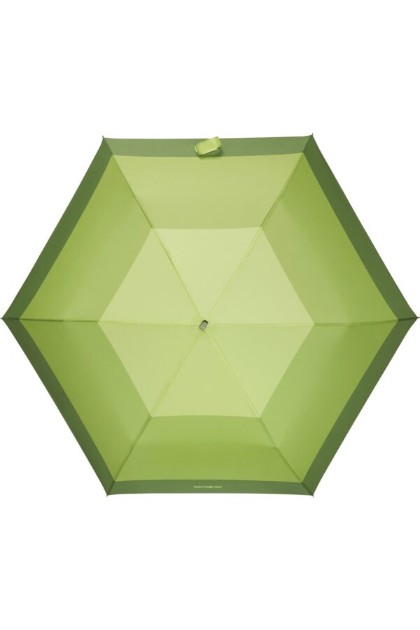 Paraguas RAIN PRO 3 Sect Ultra Mini Flat Geomatric Green Print