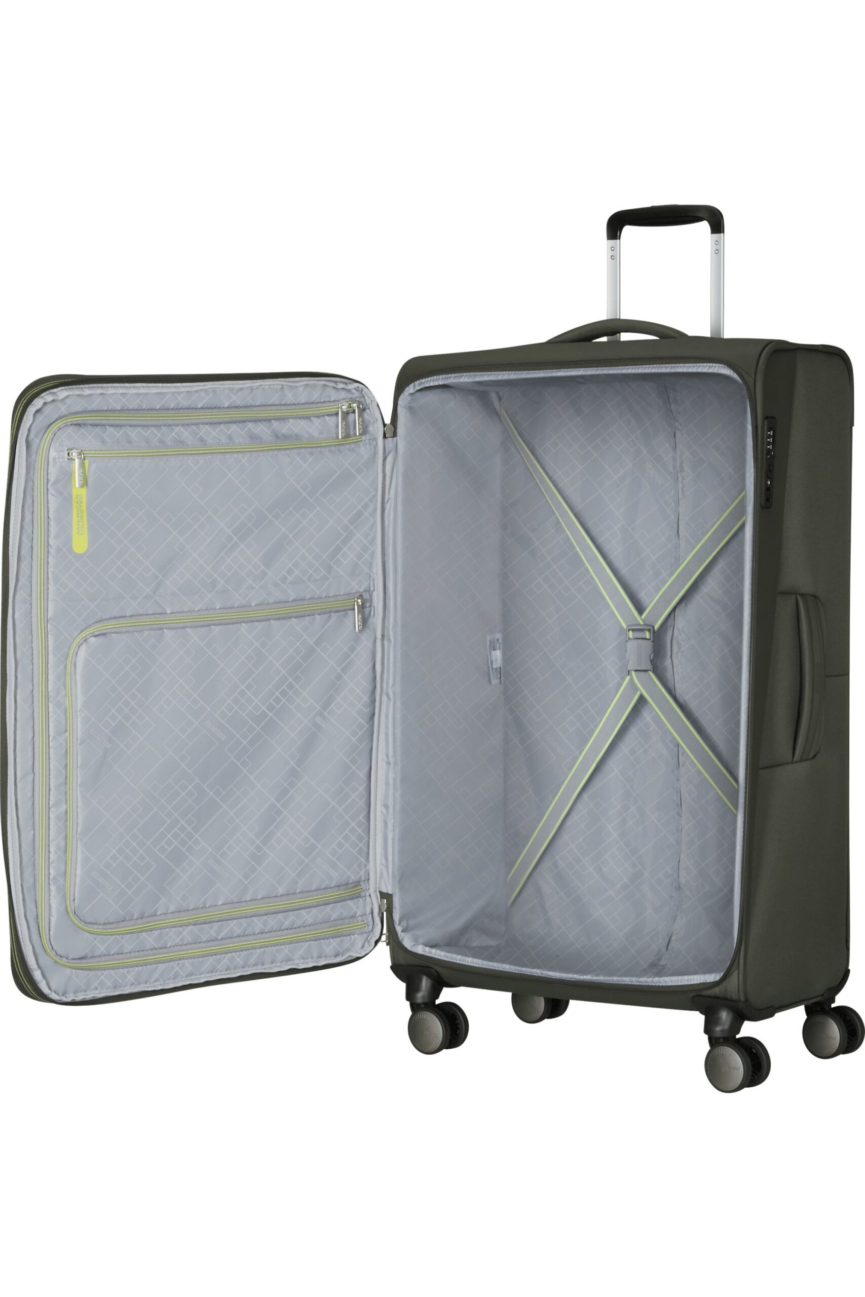 Maleta Spinner WANDERLITE L Exp Dark Khaki | Maletas, Mochilas, Bolsos, Equipaje y Accesorios en Canarias - Pelkbags - Estilo y calidad para cada viaje - 3 Maleta Spinner WANDERLITE L Exp Dark Khaki