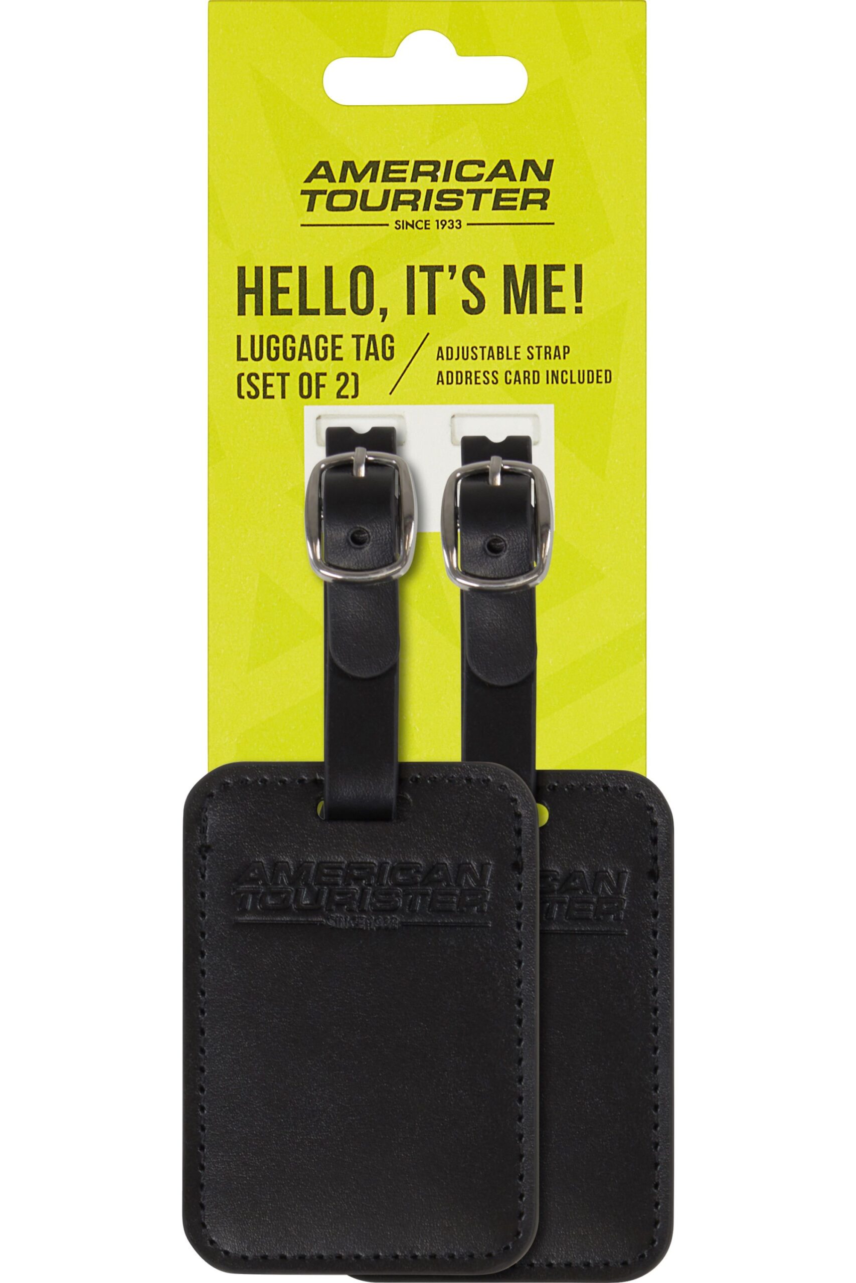 Accesorio de viaje TRAVEL ACCESSORIES Luggage Tag x 2 Black | Maletas, Mochilas, Bolsos, Equipaje y Accesorios en Canarias - Pelkbags - Estilo y calidad para cada viaje - 1 Accesorio de viaje TRAVEL ACCESSORIES Luggage Tag x 2 Black