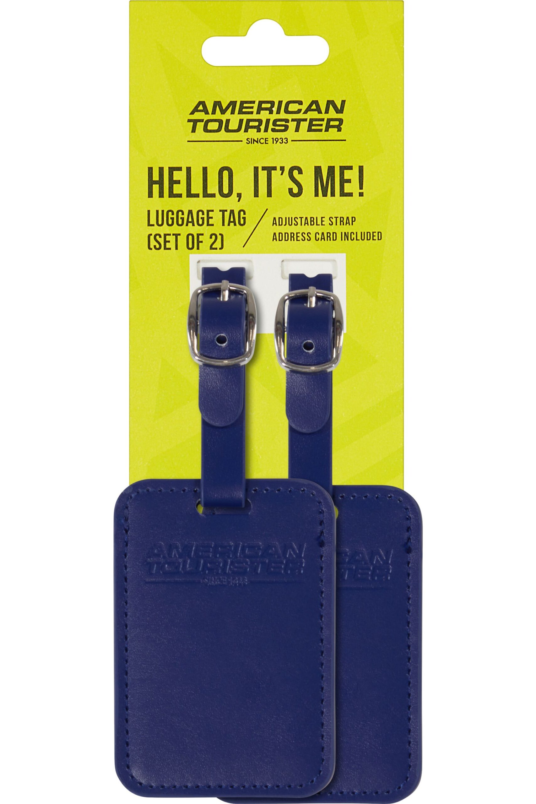 Accesorio de viaje TRAVEL ACCESSORIES Luggage Tag x 2 Dark Blue | Maletas, Mochilas, Bolsos, Equipaje y Accesorios en Canarias - Pelkbags - Estilo y calidad para cada viaje - 1 Accesorio de viaje TRAVEL ACCESSORIES Luggage Tag x 2 Dark Blue