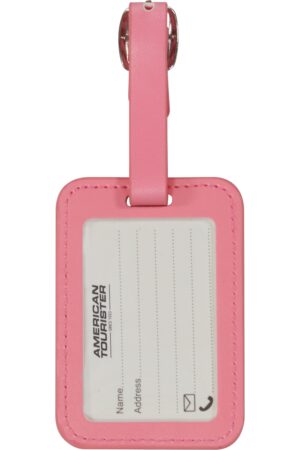 Accesorio de viaje TRAVEL ACCESSORIES Luggage Tag x 2 Pink Glitch