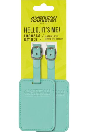 Accesorio de viaje TRAVEL ACCESSORIES Luggage Tag x 2 Jelly Mint