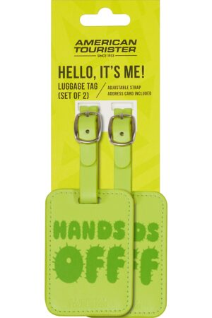 Accesorio de viaje TRAVEL ACCESSORIES Luggage Tag x 2 Print Hands Off