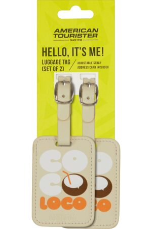 Accesorio de viaje TRAVEL ACCESSORIES Luggage Tag x 2 Print Coco Loco