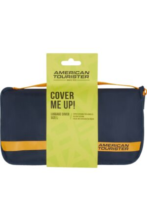 Accesorio de viaje TRAVEL ACCESSORIES Foldable Luggage Cover L Navy/Orange