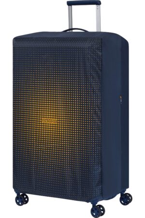 Accesorio de viaje TRAVEL ACCESSORIES Foldable Luggage Cover L Navy/Orange