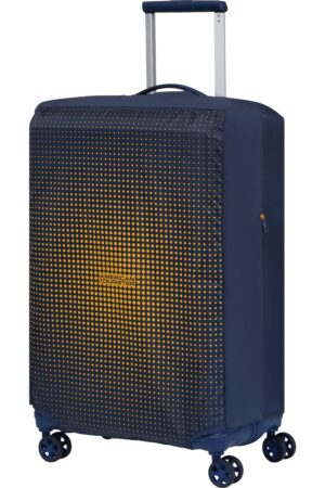 Accesorio de viaje TRAVEL ACCESSORIES Foldable Luggage Cover M Navy/Orange