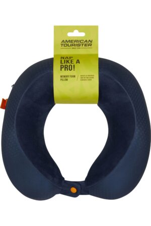Accesorio de viaje TRAVEL ACCESSORIES Travel Pillow Memory Foam Navy/Orange