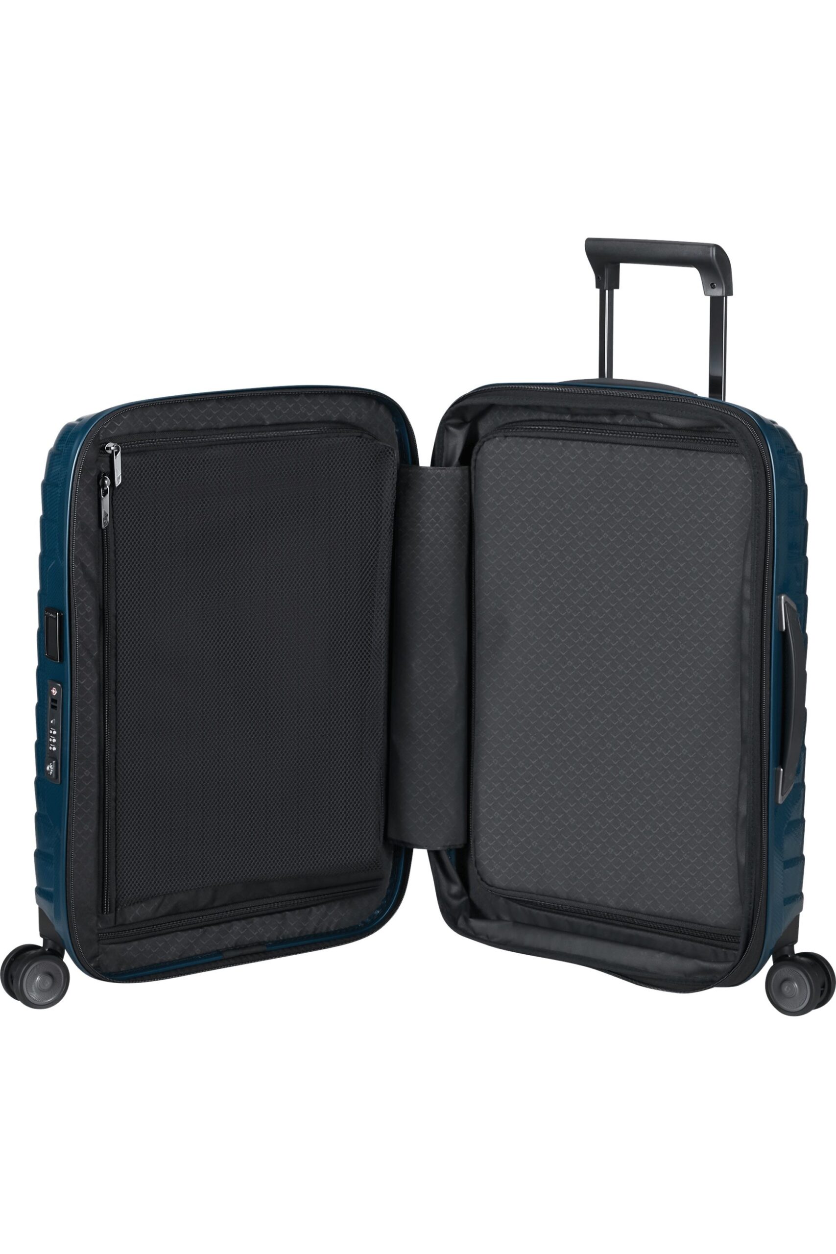 Maleta Spinner PROXIS 55 cm Exp Length 40 cm Petrol Blue | Maletas, Mochilas, Bolsos, Equipaje y Accesorios en Canarias - Pelkabags - Estilo y calidad para cada viaje - 3 Maleta Spinner PROXIS 55 cm Exp Length 40 cm Petrol Blue