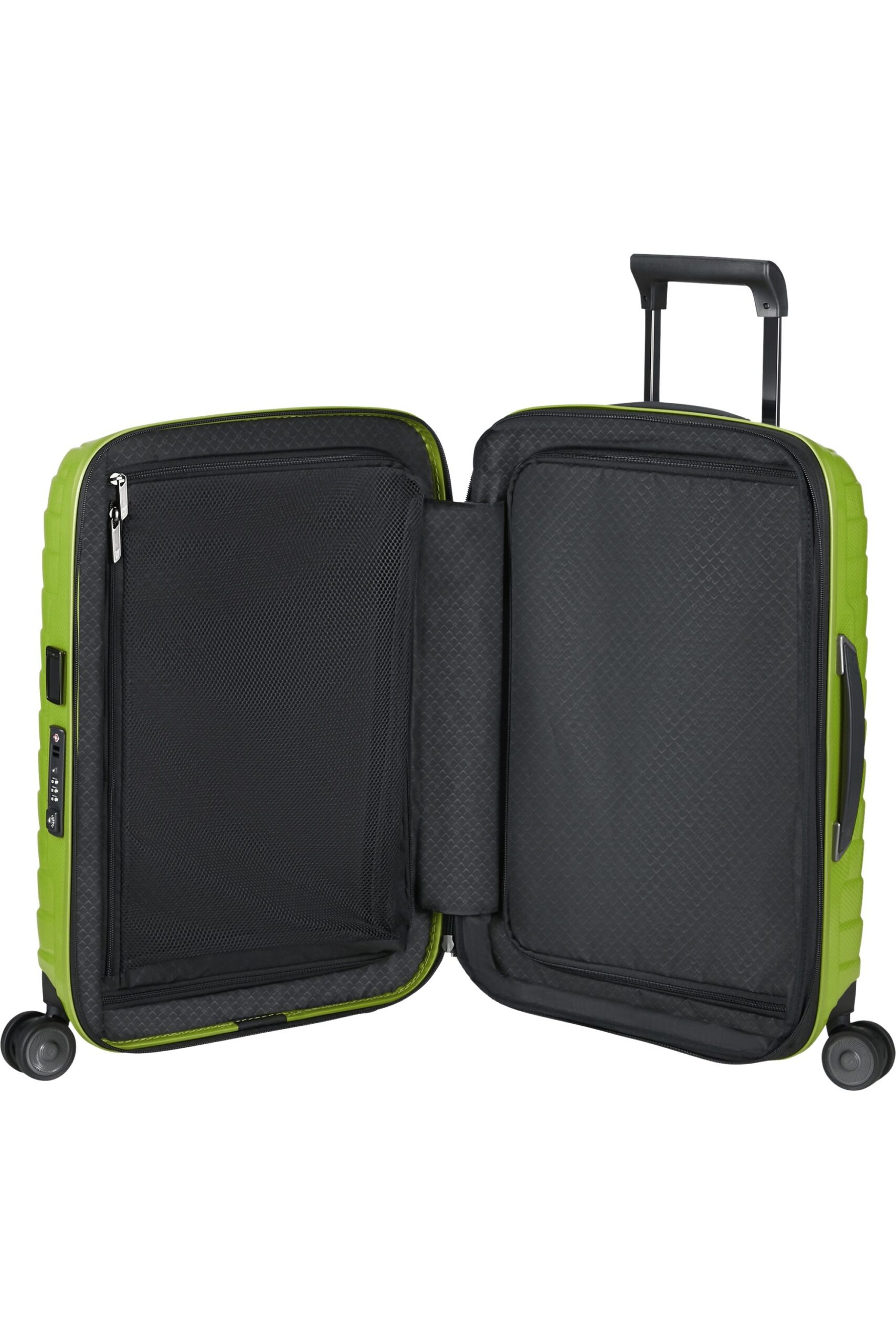 Maleta Spinner PROXIS 55 cm Exp Length 40 cm Lime | Maletas, Mochilas, Bolsos, Equipaje y Accesorios en Canarias - Pelkabags - Estilo y calidad para cada viaje - 3 Maleta Spinner PROXIS 55 cm Exp Length 40 cm Lime