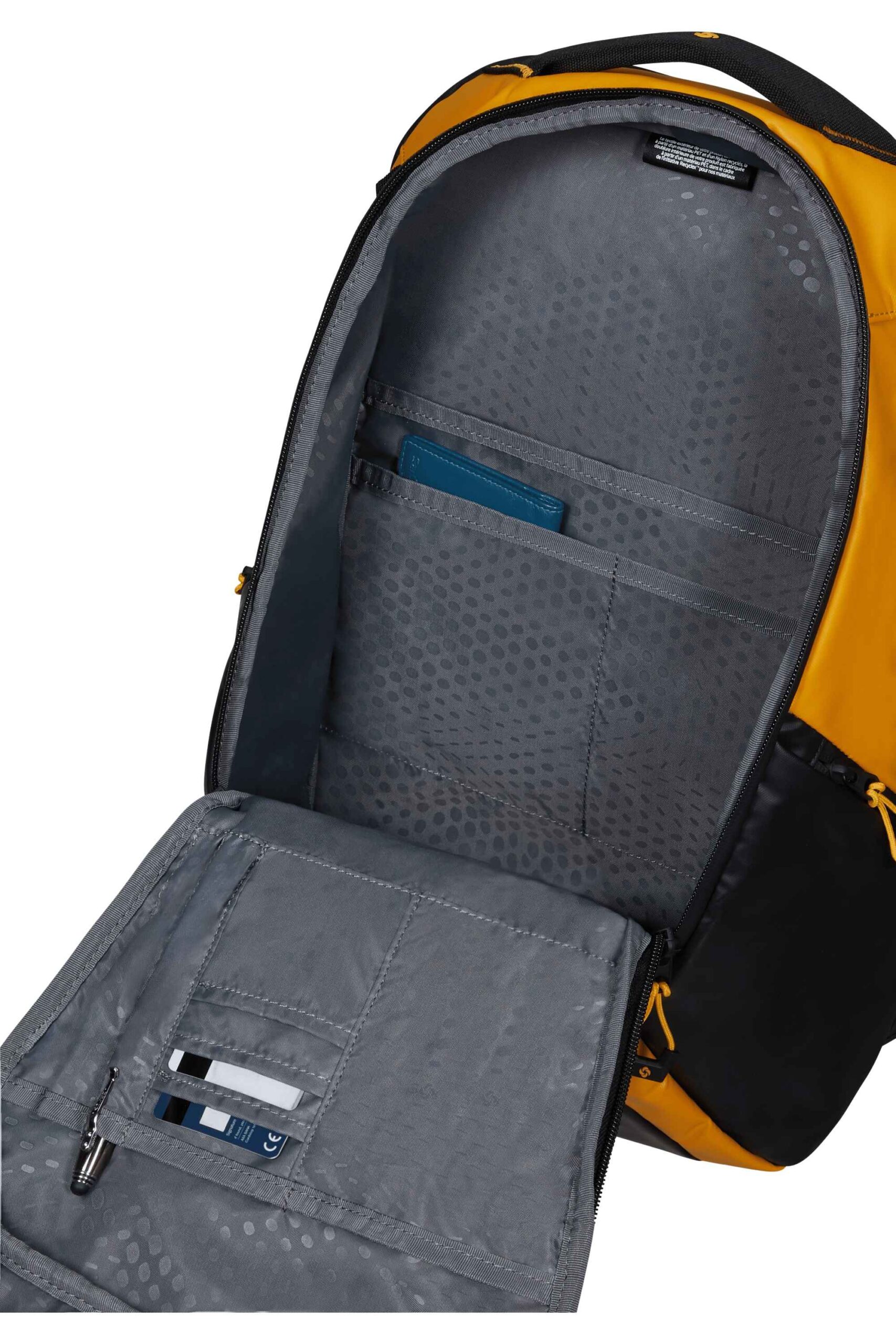 Mochila ECODIVER Urban Laptop Backpack M Yellow | Maletas, Mochilas, Bolsos, Equipaje y Accesorios en Canarias - Pelkbags - Estilo y calidad para cada viaje - 3 Mochila ECODIVER Urban Laptop Backpack M Yellow