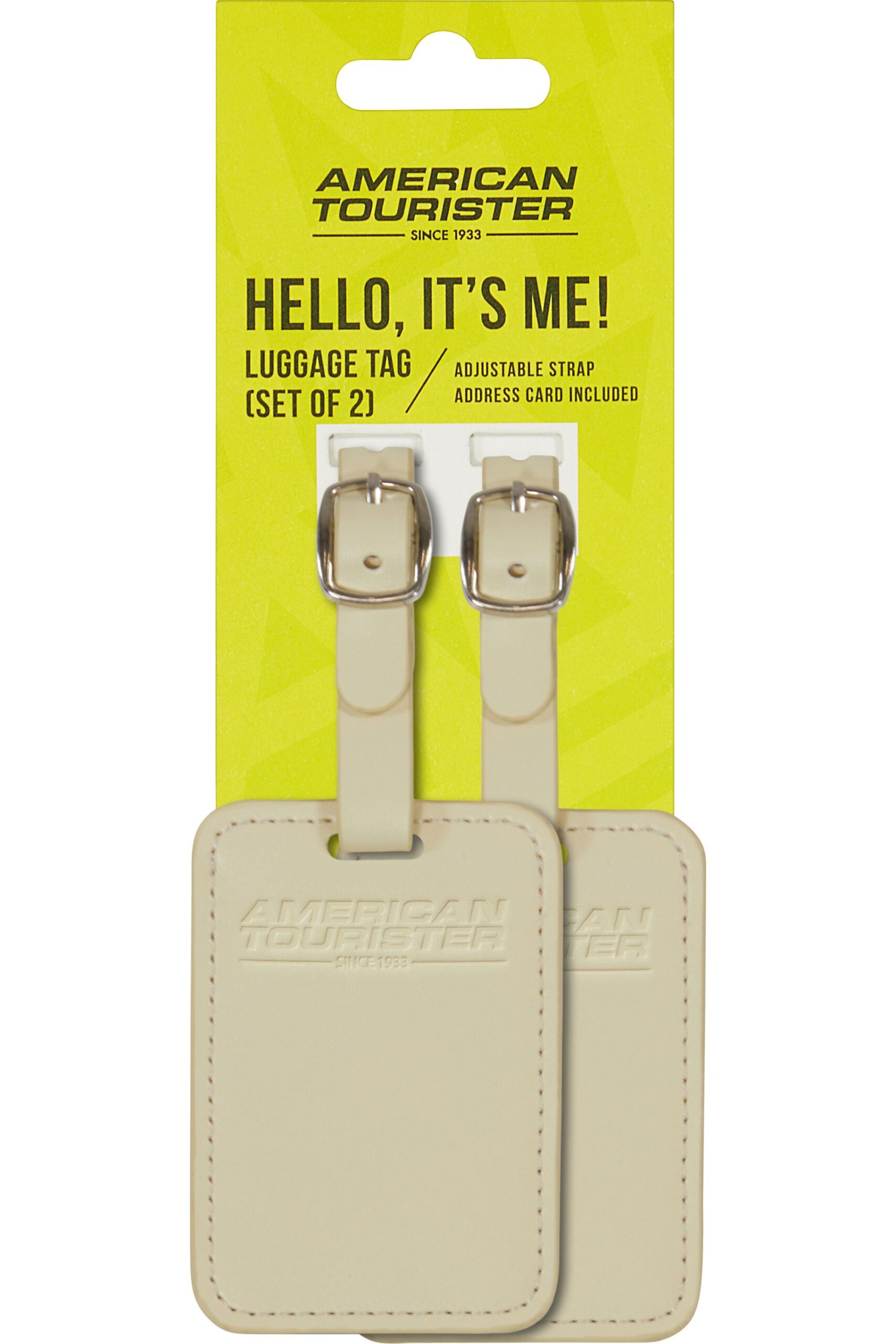 Accesorio de viaje TRAVEL ACCESSORIES Luggage Tag x 2 Coconut Sand | Maletas, Mochilas, Bolsos, Equipaje y Accesorios en Canarias - Pelkbags - Estilo y calidad para cada viaje - 1 Accesorio de viaje TRAVEL ACCESSORIES Luggage Tag x 2 Coconut Sand