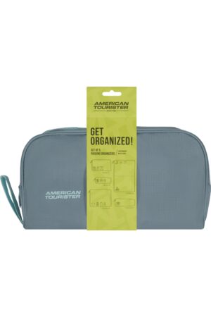 Accesorio de viaje TRAVEL ACCESSORIES Packing Organizers 5Pcs Stone Blue/Blue