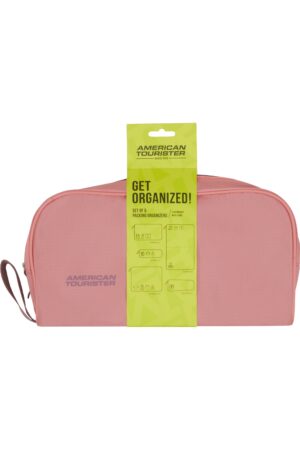 Accesorio de viaje TRAVEL ACCESSORIES Packing Organizers 5Pcs Pink/Mauve