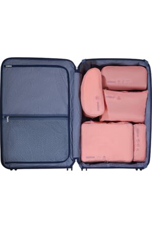 Accesorio de viaje TRAVEL ACCESSORIES Packing Organizers 5Pcs Pink/Mauve