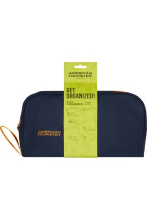 Accesorio de viaje TRAVEL ACCESSORIES Packing Organizers 5Pcs Navy/Orange