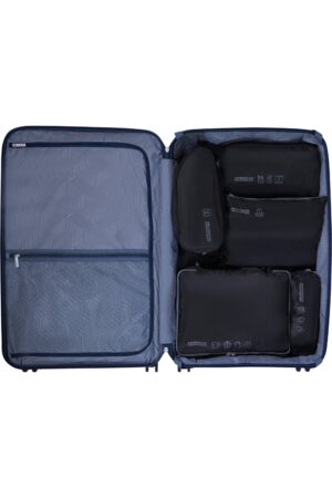 Accesorio de viaje TRAVEL ACCESSORIES Packing Organizers 5Pcs Black/Grey