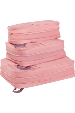 Accesorio de viaje TRAVEL ACCESSORIES Packing Cubes S/M/L Pink/Mauve