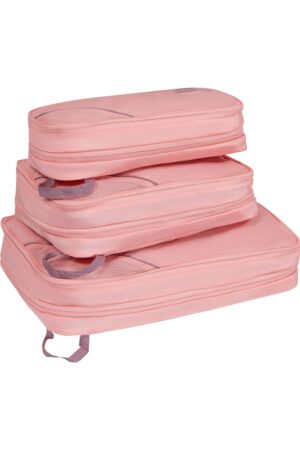 Accesorio de viaje TRAVEL ACCESSORIES Packing Cubes S/M/L Pink/Mauve