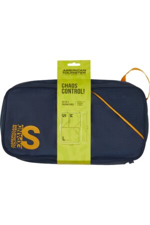 Accesorio de viaje TRAVEL ACCESSORIES Packing Cubes S/M/L Navy/Orange