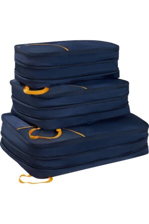 Accesorio de viaje TRAVEL ACCESSORIES Packing Cubes S/M/L Navy/Orange