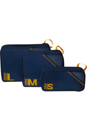 Accesorio de viaje TRAVEL ACCESSORIES Packing Cubes S/M/L Navy/Orange