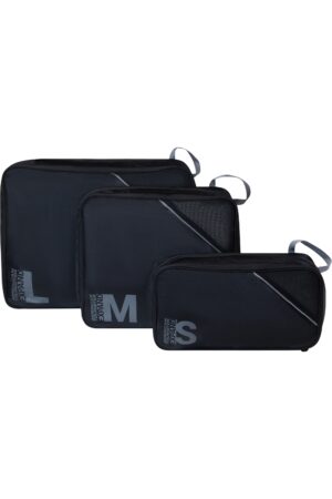 Accesorio de viaje TRAVEL ACCESSORIES Packing Cubes S/M/L Black/Grey