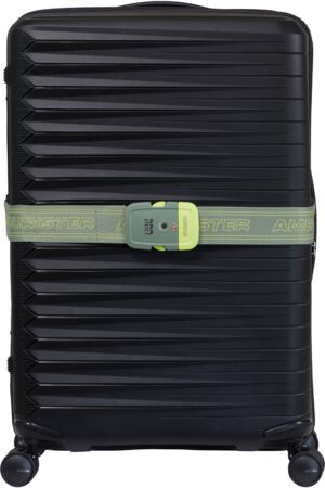 Accesorio de viaje TRAVEL ACCESSORIES Luggage Belt Tsa Olive/Lime