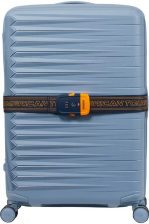 Accesorio de viaje TRAVEL ACCESSORIES Luggage Belt Tsa Navy/Orange
