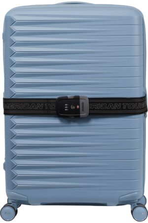 Accesorio de viaje TRAVEL ACCESSORIES Luggage Belt Tsa Black/Grey