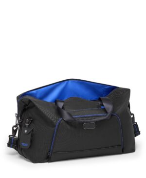 Bolso de viaje Tumi Alpha Double Expansion Duffle NA Compliant Black/Ultrablue
