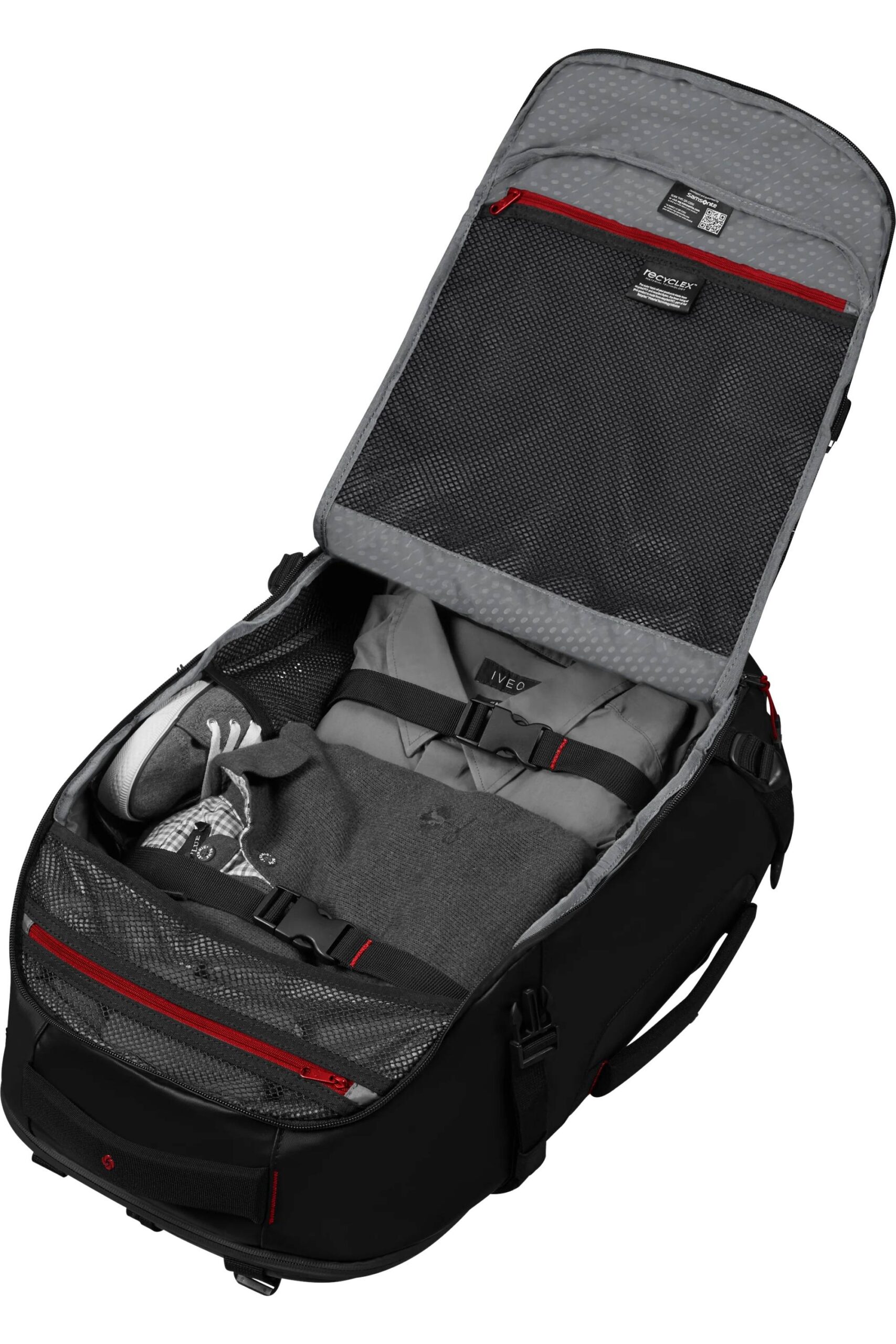 Mochila ECODIVER Travel Backpack S 17.3" Black | Maletas, Mochilas, Bolsos, Equipaje y Accesorios en Canarias - Pelkbags - Estilo y calidad para cada viaje - 4 Mochila ECODIVER Travel Backpack S 17.3" Black