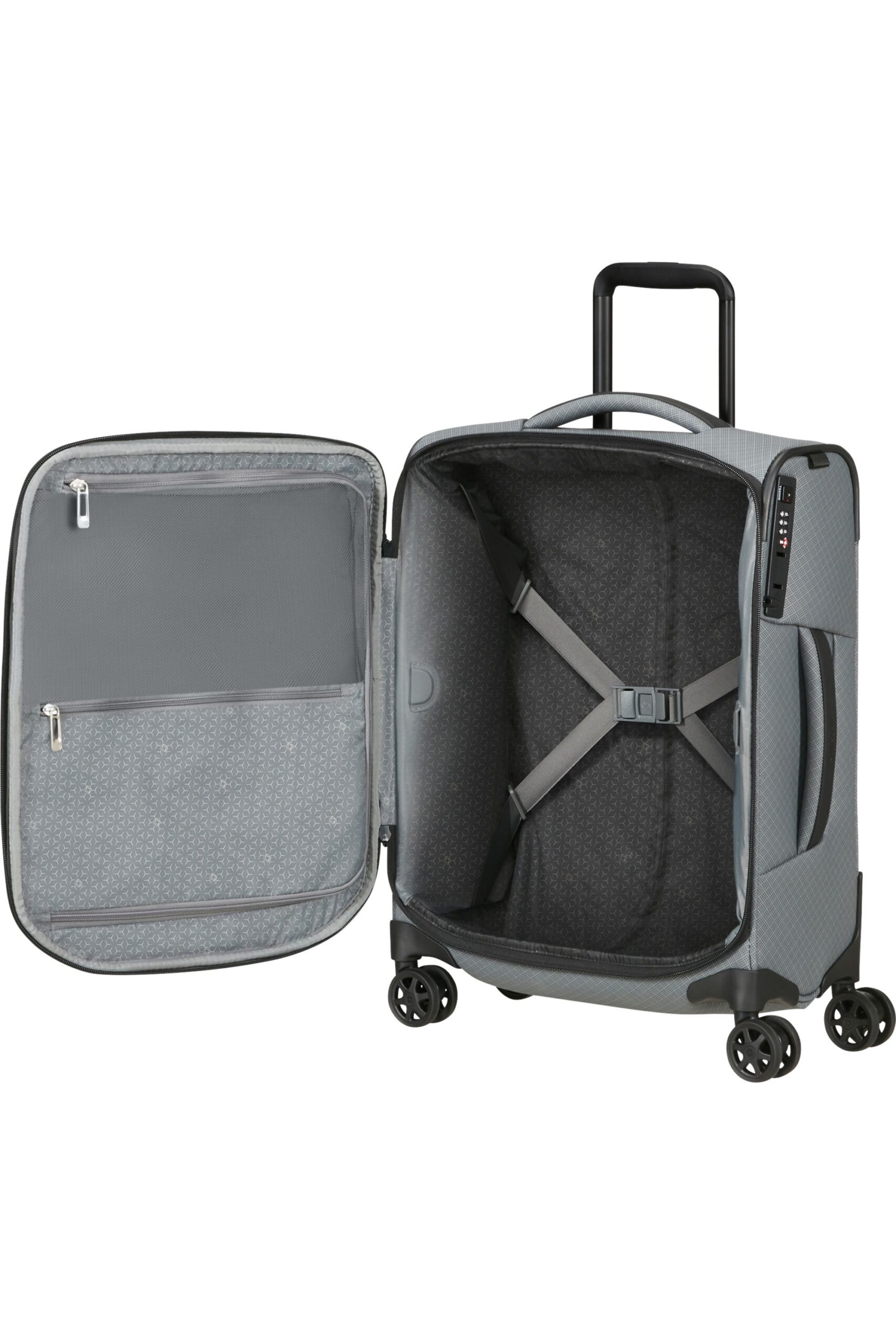 Maleta Spinner RESPARK 55 cm Exp Ltd Charcoal Amber | Maletas, Mochilas, Bolsos, Equipaje y Accesorios en Canarias - Pelkabags - Estilo y calidad para cada viaje - 4 Maleta Spinner RESPARK 55 cm Exp Ltd Charcoal Amber